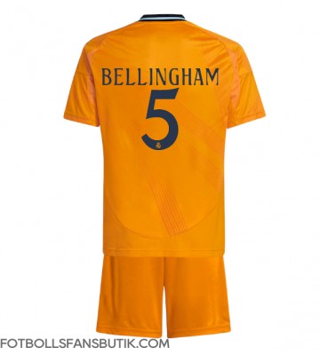 Real Madrid Jude Bellingham #5 Replika Bortatröja Barn 2024-25 Kortärmad (+ Korta byxor)